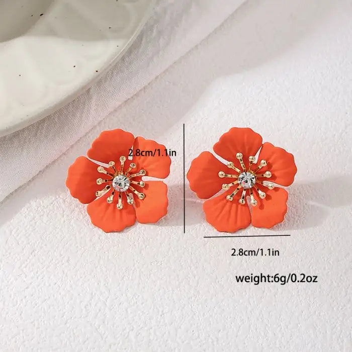 Tangerine Glow Earrings