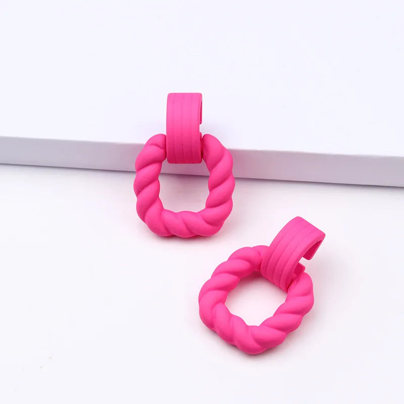 Twist Hoops Earrings