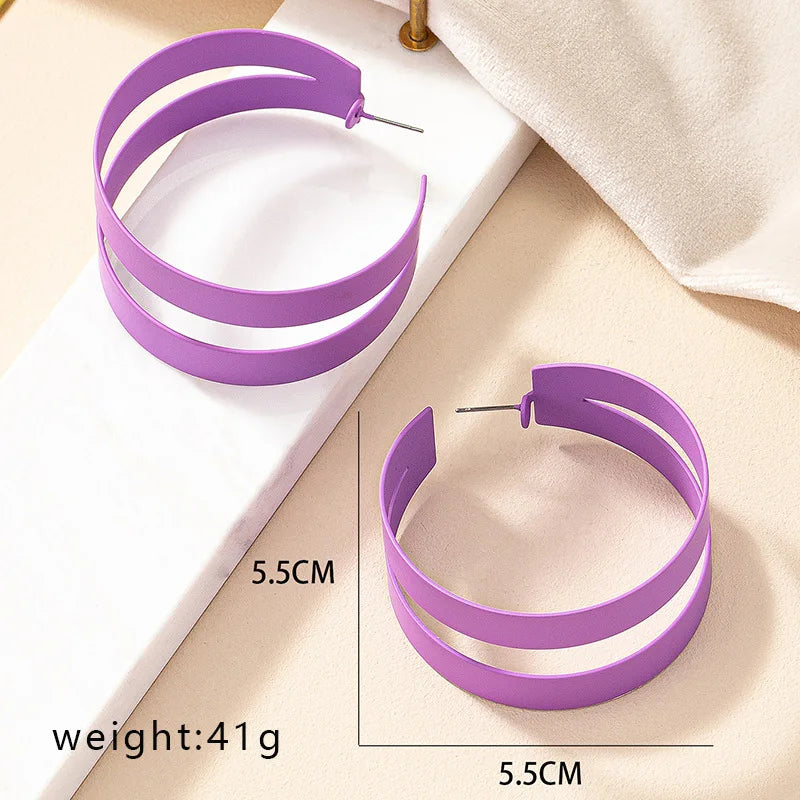 Enchanted Grove Hoops Earrings