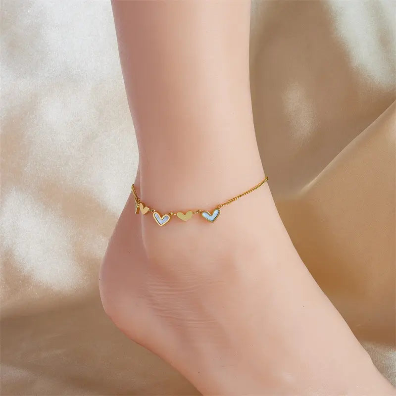 Golden Heart Symphony Bracelet/Anklet