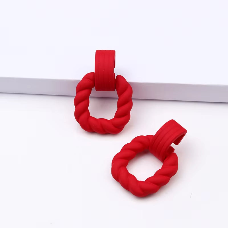 Twist Hoops Earrings