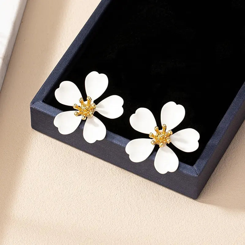 Frosted Glow Stud Earrings