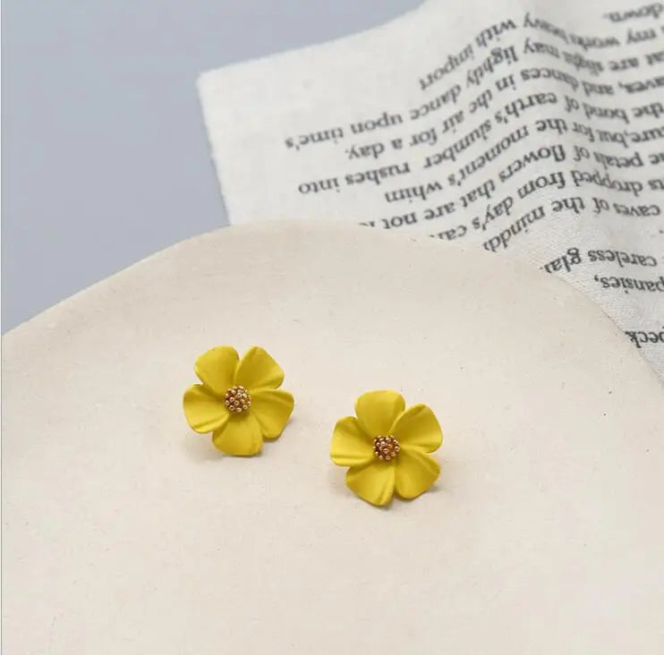 Soft Petal Blush Earrings
