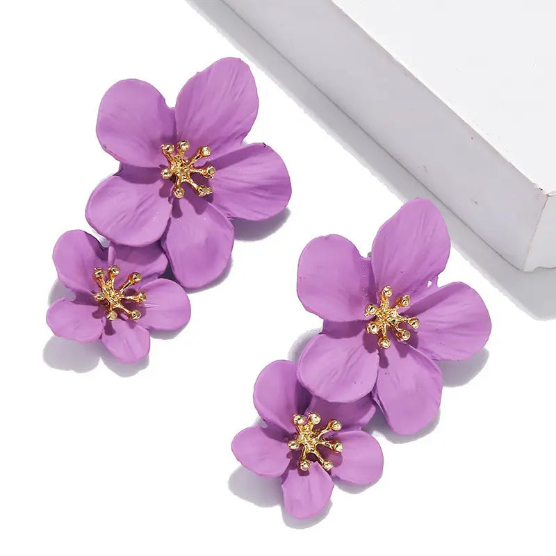 Violet Charm Earrings