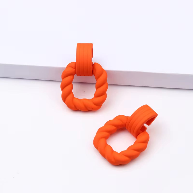 Twist Hoops Earrings