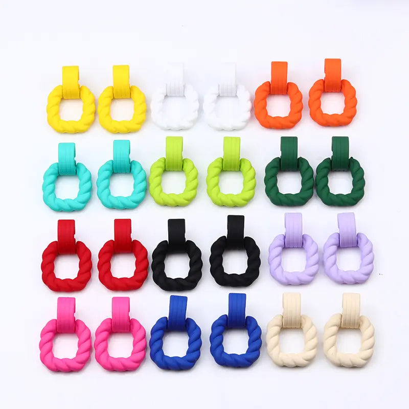 Twist Hoops Earrings