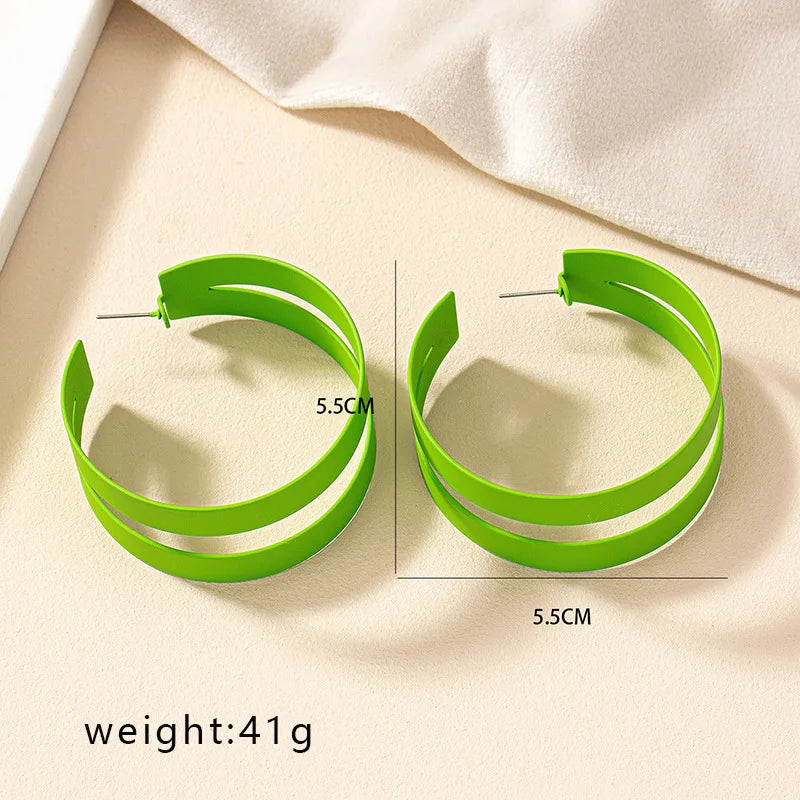 Enchanted Grove Hoops Earrings