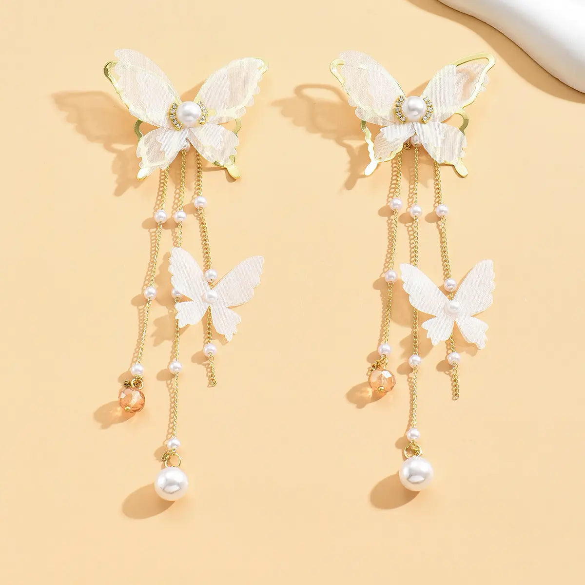 Enchanted Butterfly Drop Earrings