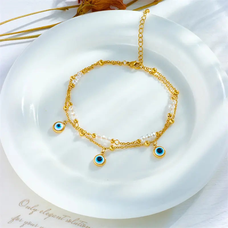 Evil Eye Charm Accessory (Bracelet/Anklet)