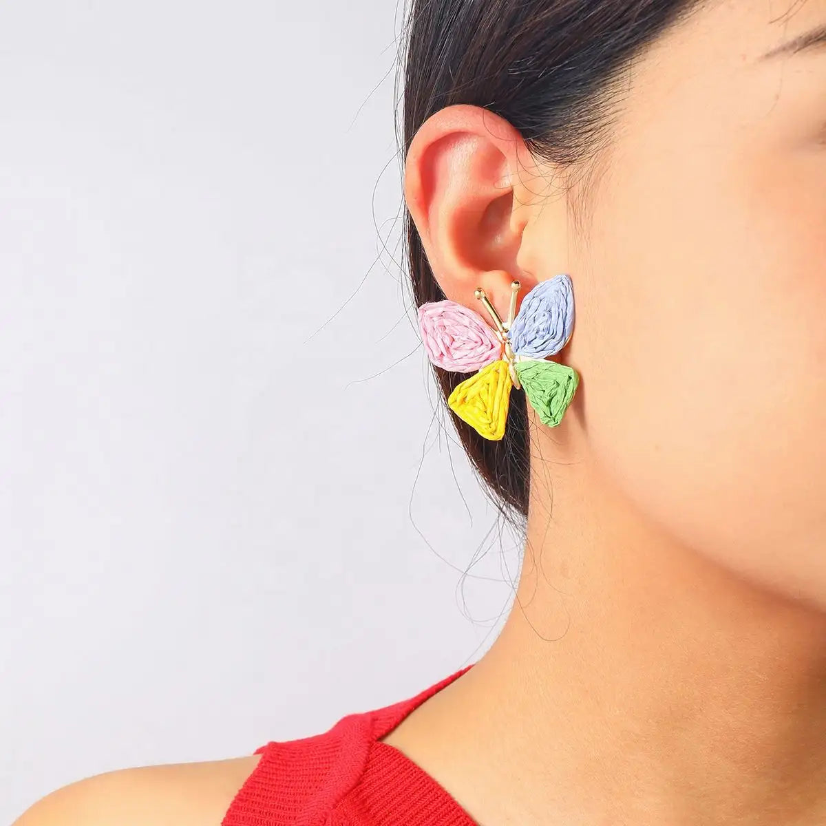 Rainbow Flutter Earrings