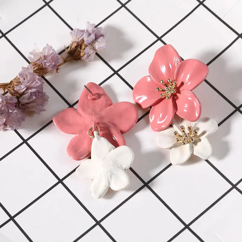 Blush Blossom Ombre Earrings