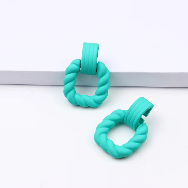 Twist Hoops Earrings