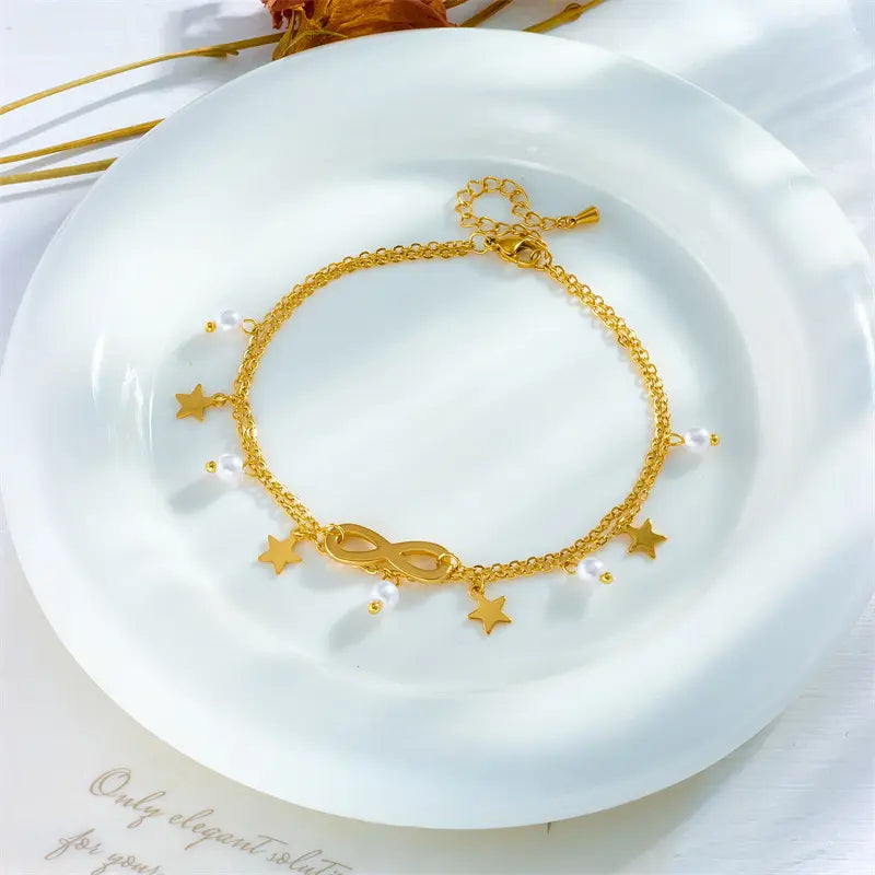 Infinite Star Charm Bracelet/Anklet
