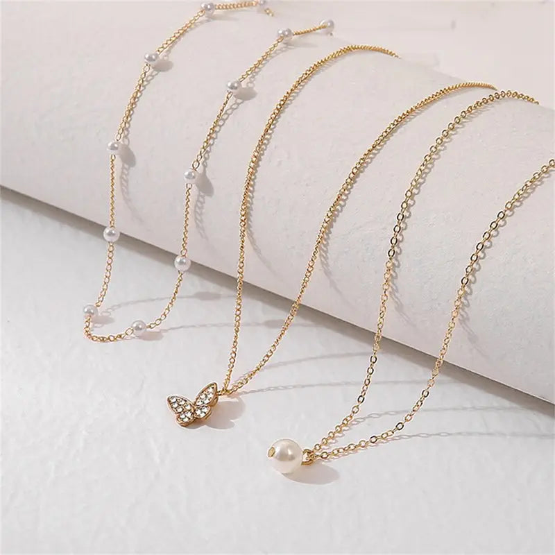 Pearl Glow Layered Necklace