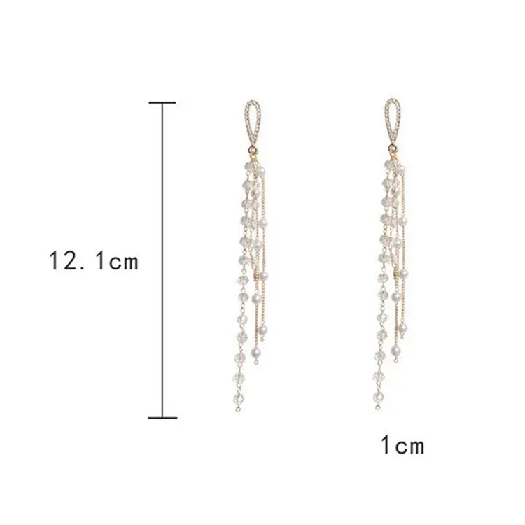 Crystal Rainfall Earrings
