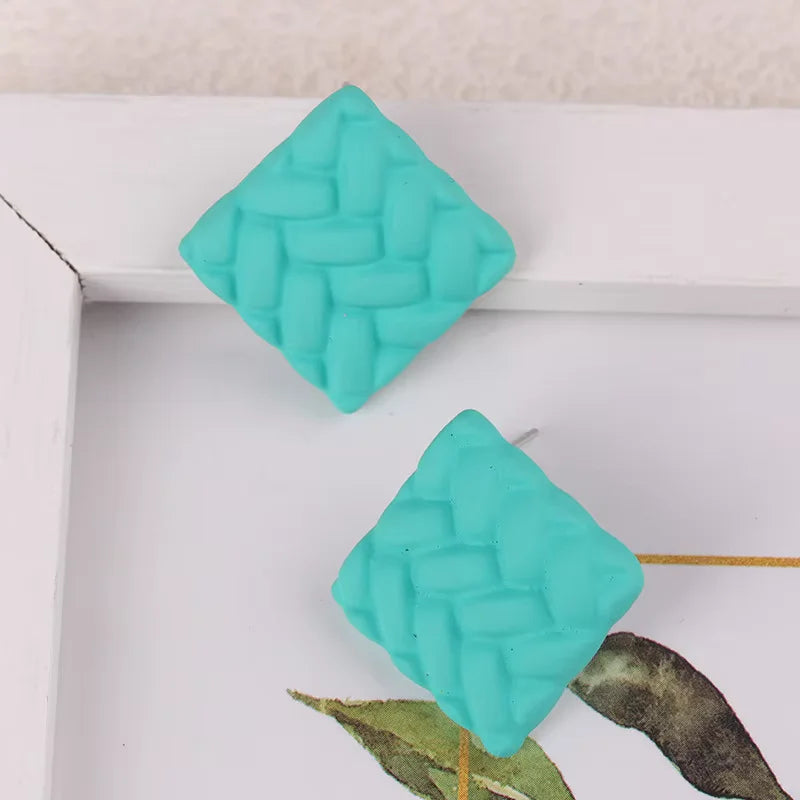 Sweater Squares Earrings