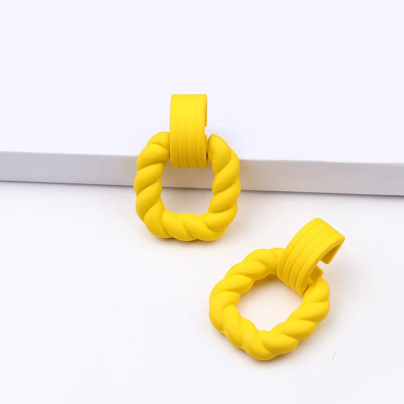 Twist Hoops Earrings
