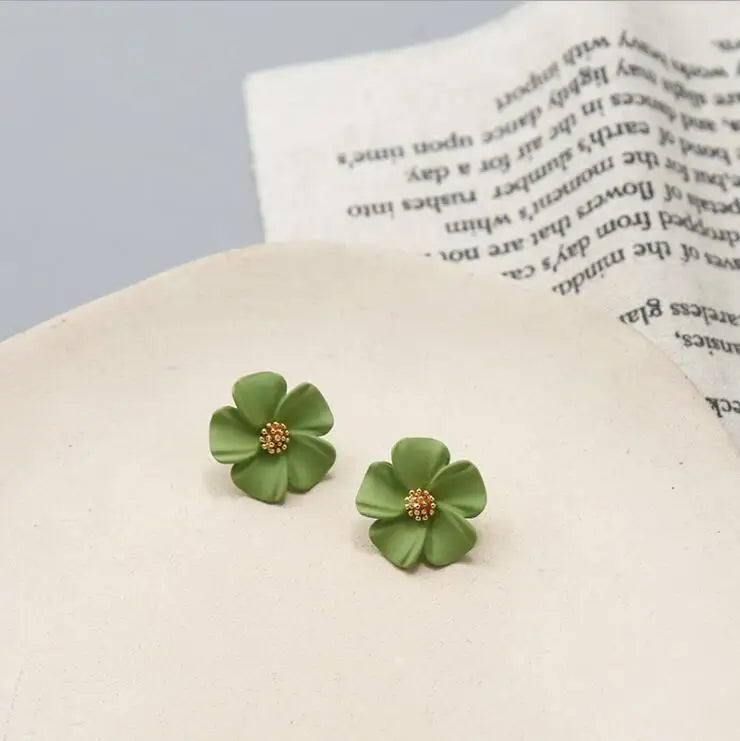Soft Petal Blush Earrings