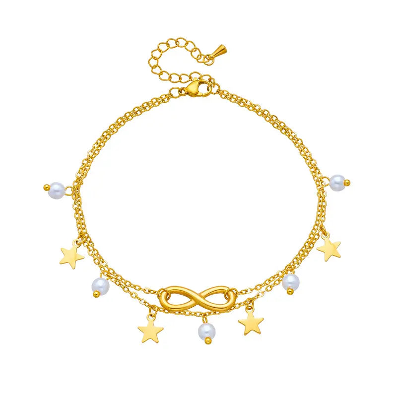 Infinite Star Charm Bracelet/Anklet