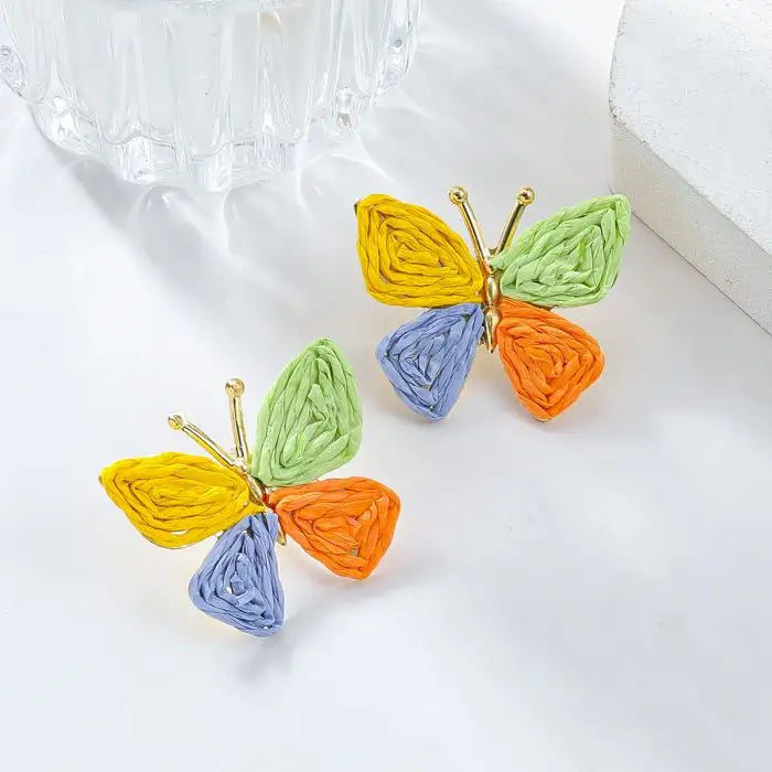 Rainbow Flutter Earrings