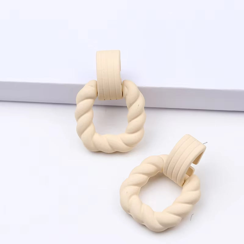 Twist Hoops Earrings