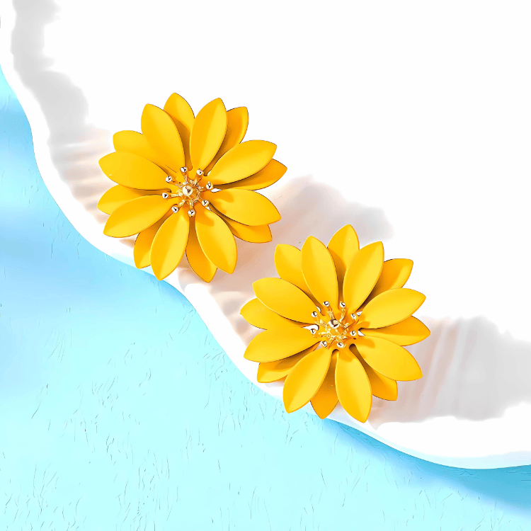 Dahlia Bloom Earrings