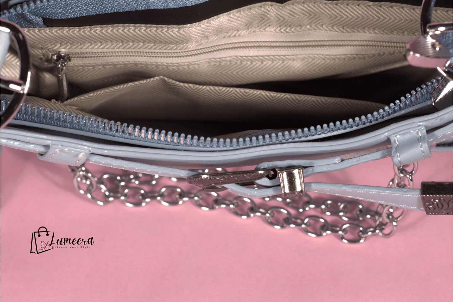 Chambray Luxe Denim Bag
