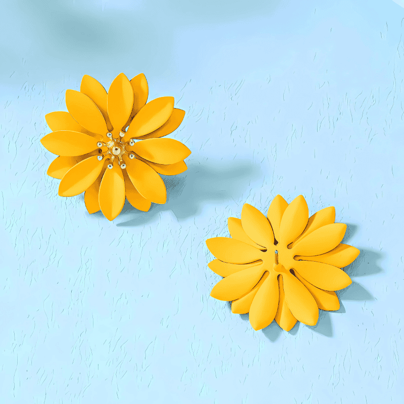 Dahlia Bloom Earrings