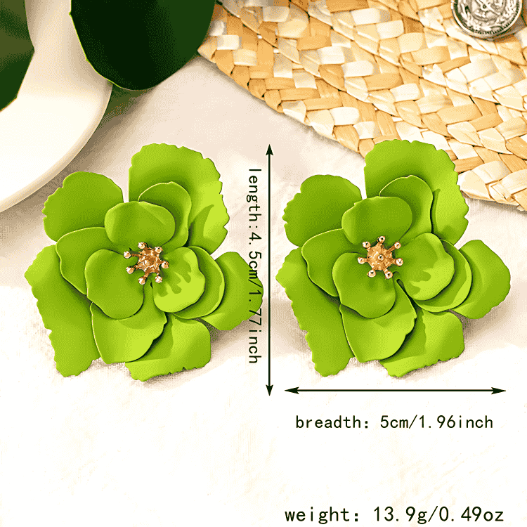 Lime Blossom Earrings