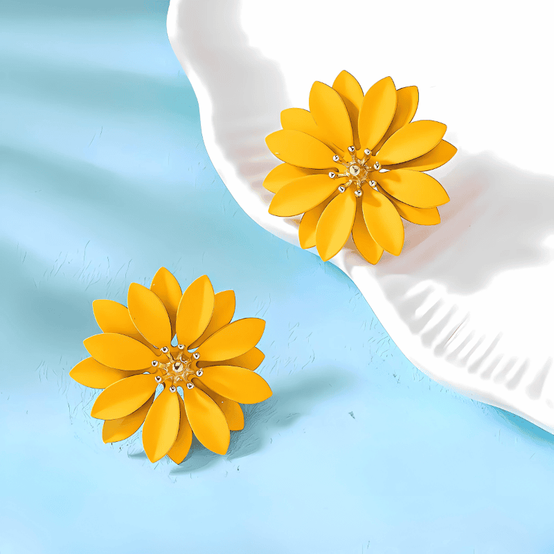 Dahlia Bloom Earrings