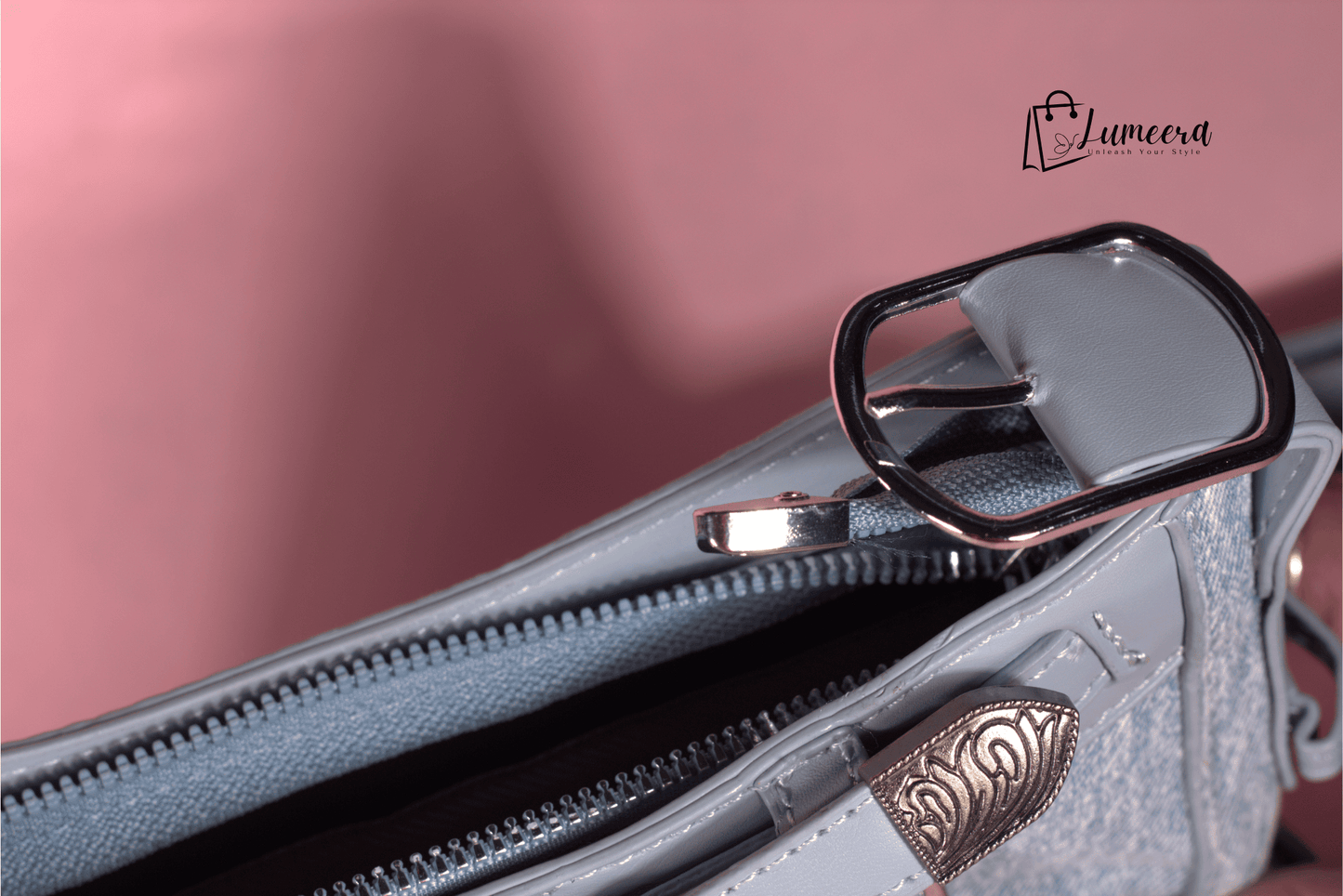 Chambray Luxe Denim Bag