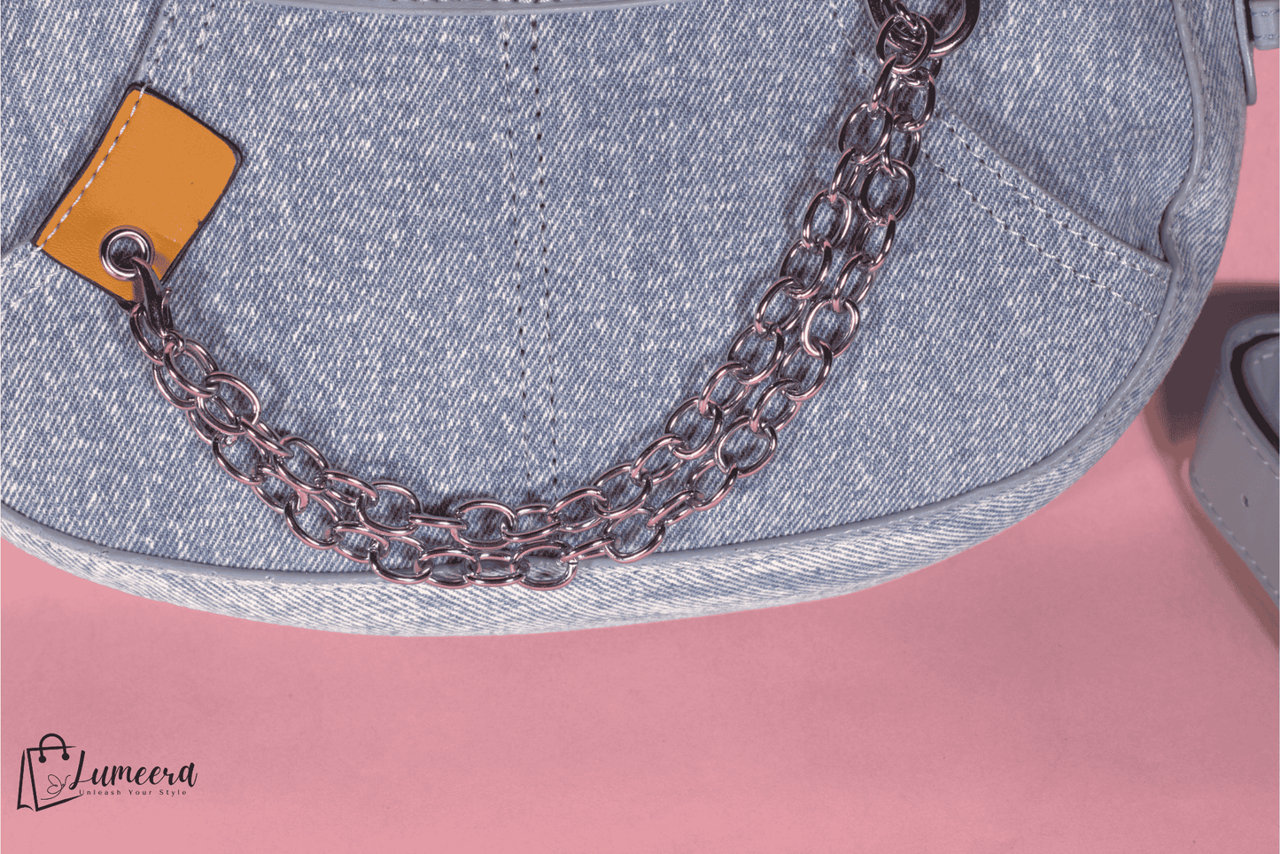 Chambray Luxe Denim Bag