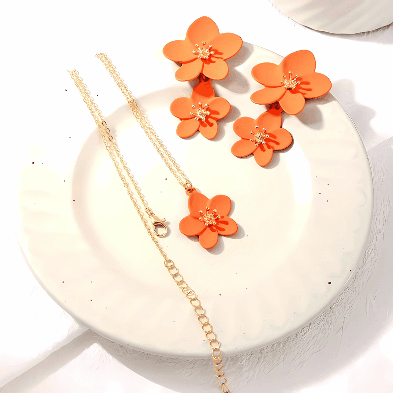 Caribbean Serenade Earrings and Necklace Set
