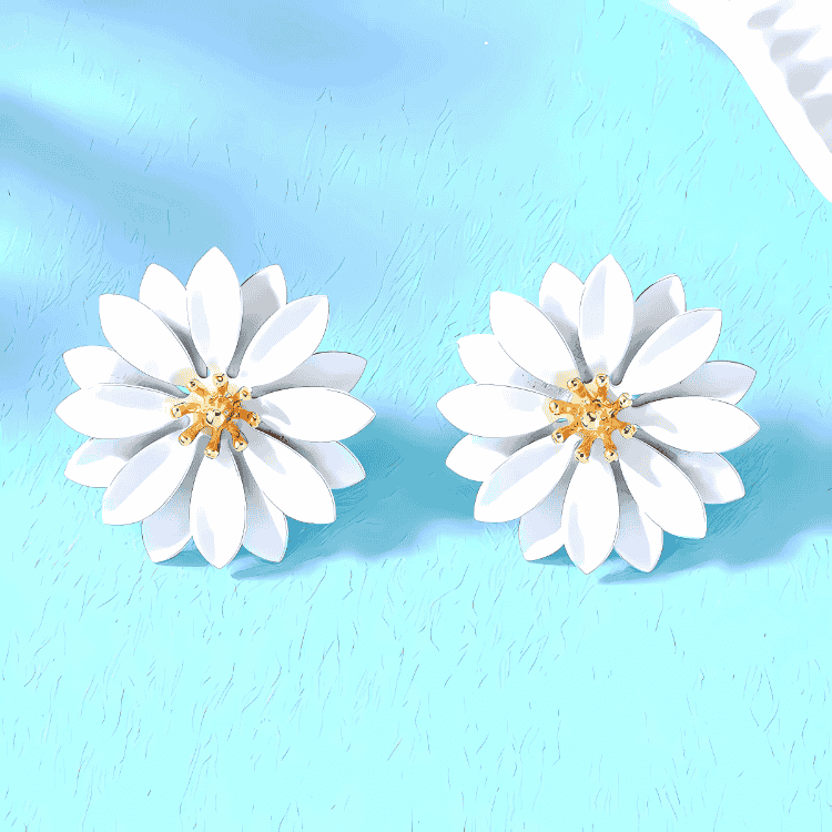 Dahlia Bloom Earrings