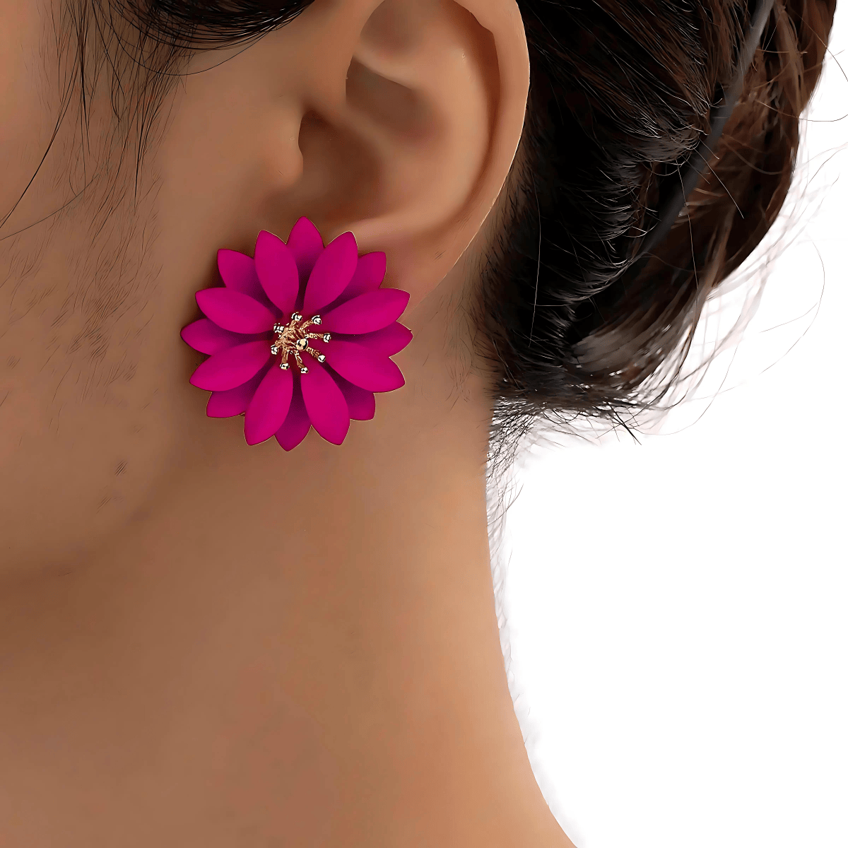 Dahlia Bloom Earrings