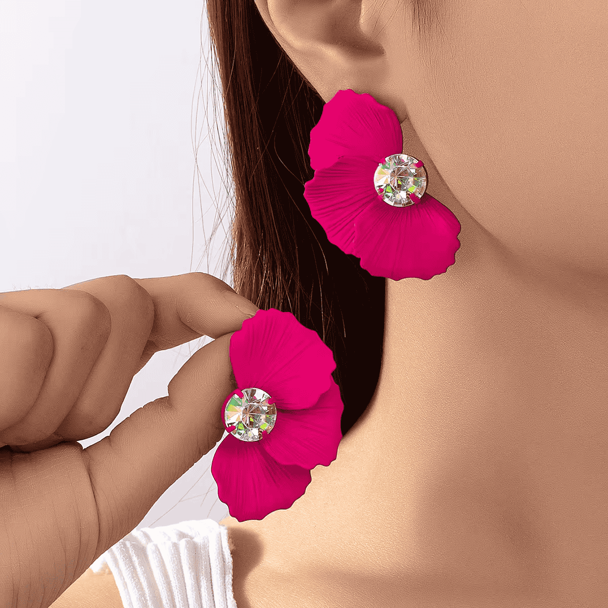 Ruby Prism Earrings