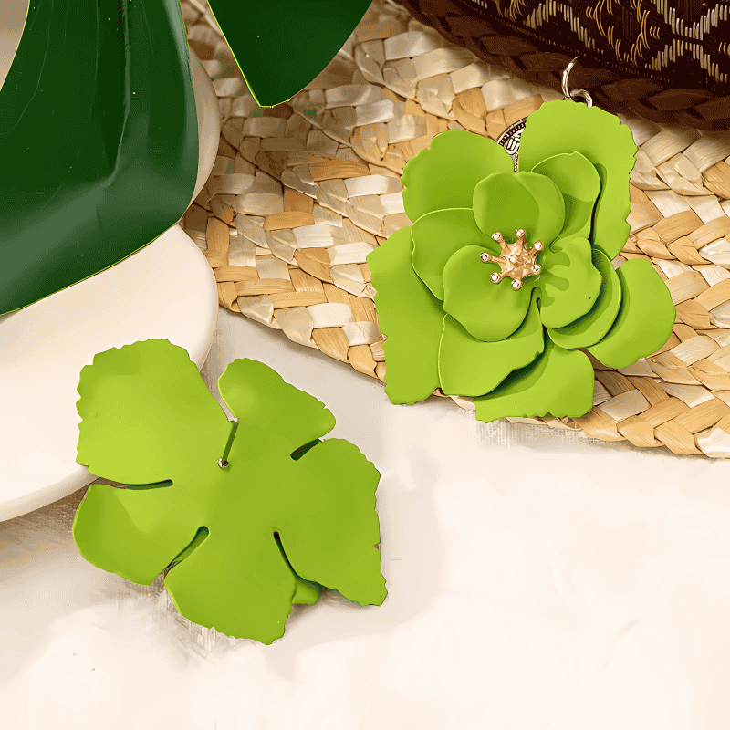 Lime Blossom Earrings