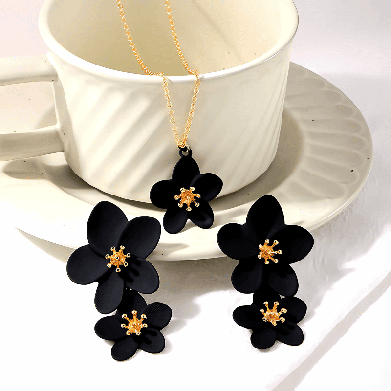 Caribbean Serenade Earrings and Necklace Set
