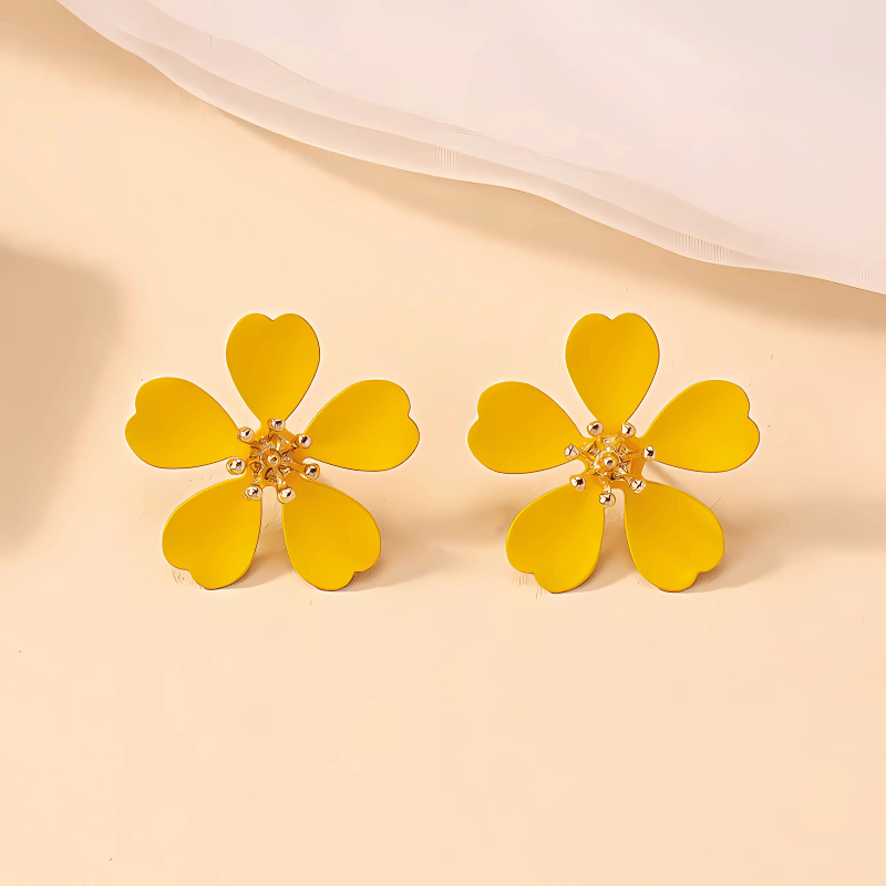 Sun Glow Stud Earrings