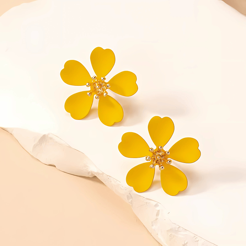 Sun Glow Stud Earrings
