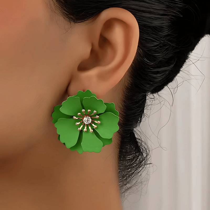 Honeydew Bloom Earrings