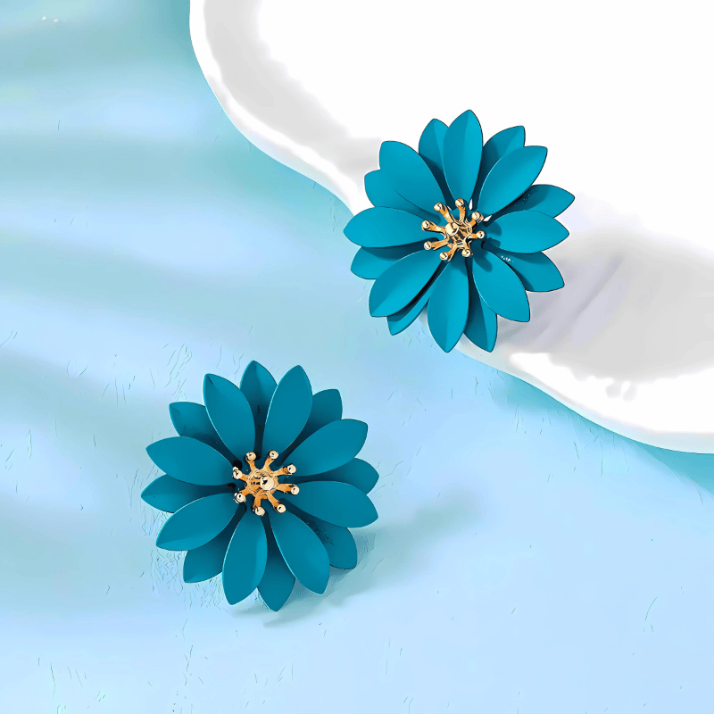 Dahlia Bloom Earrings