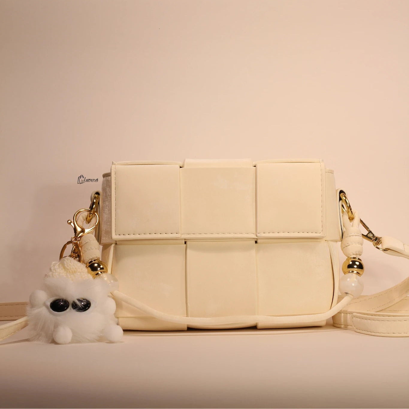 Ivory Woven Bag