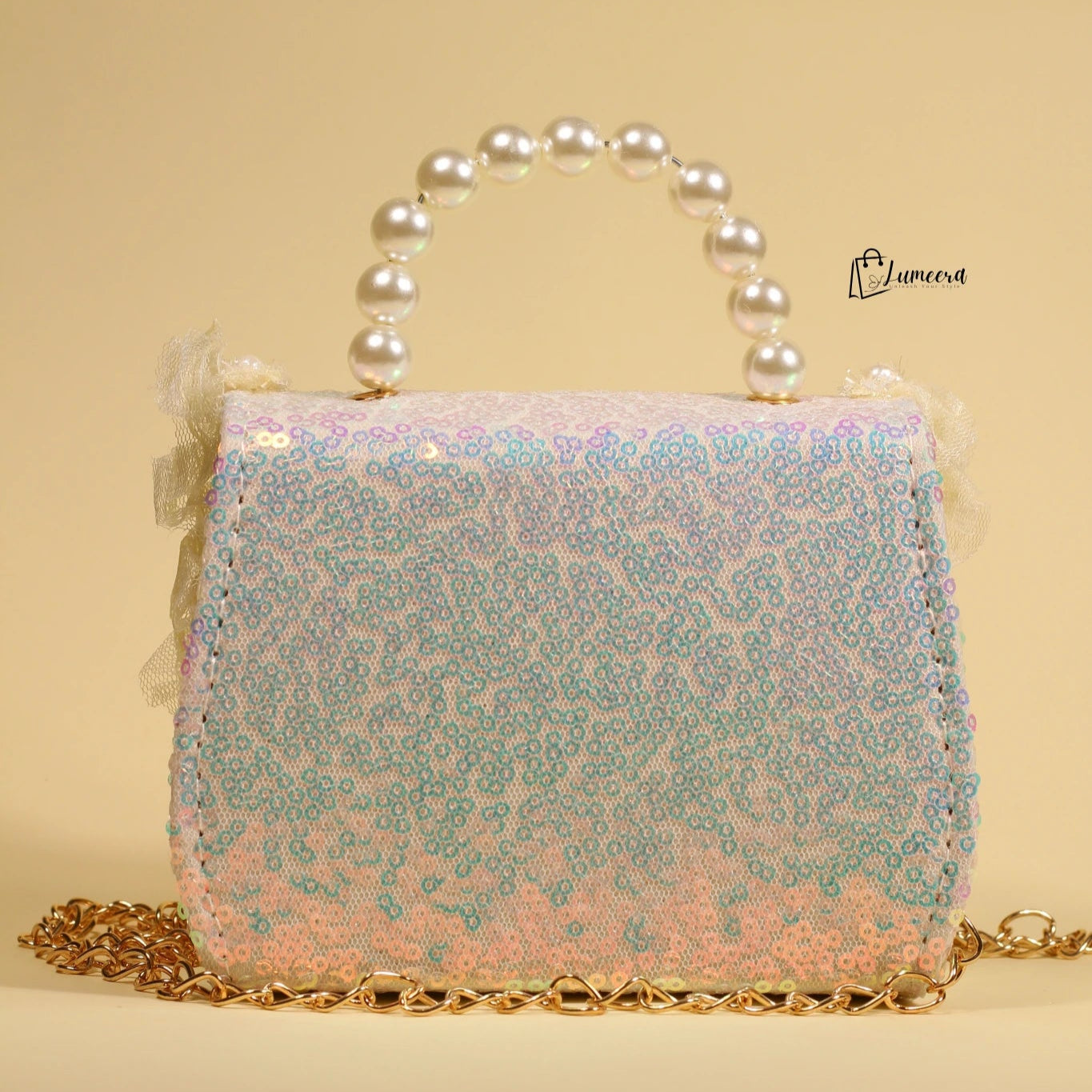 Champagne Lace Mini Bag