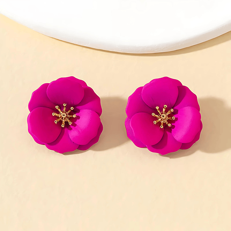 Velvet Petal Earrings