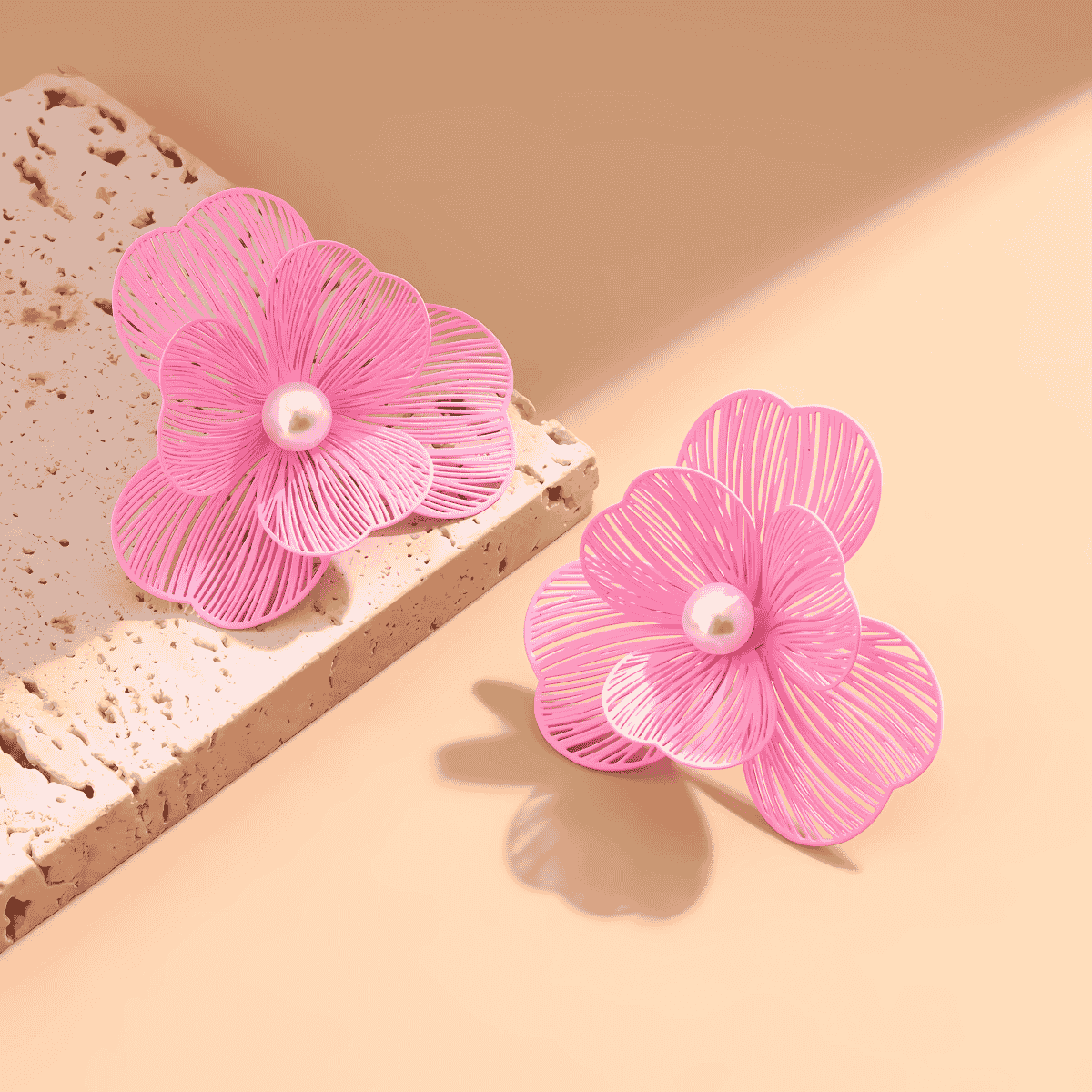 Blush Veil Earrings