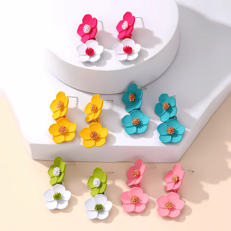 Cotton Candy Charm Earrings