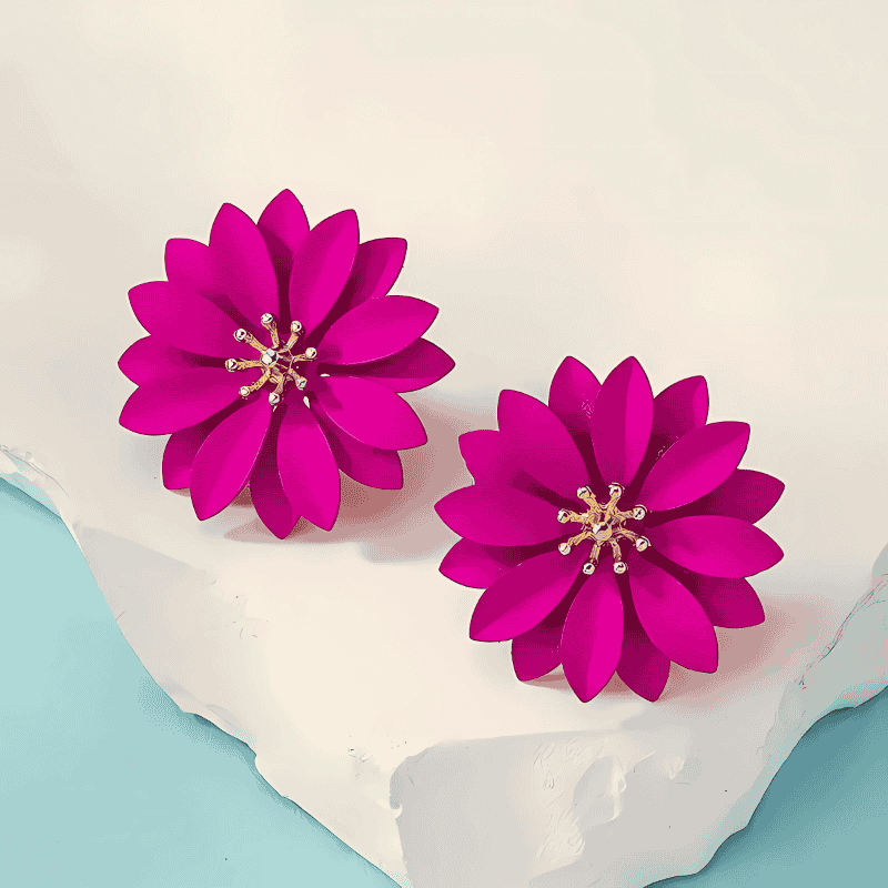 Dahlia Bloom Earrings
