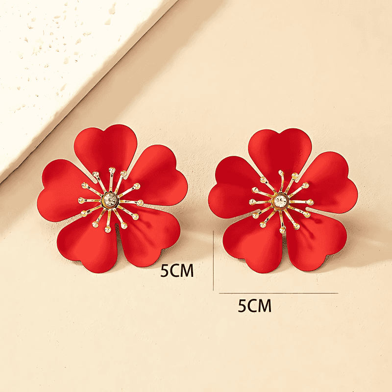 Crimson Ember Earrings