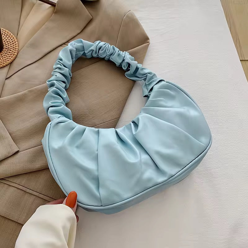Azure Crescent Bag